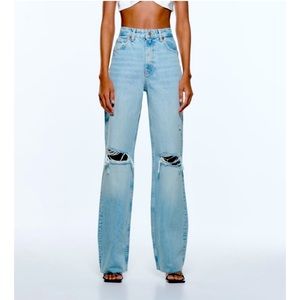 Zara wide leg jeans